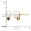 7-7.5mm FWC Pearl & Gemstone Earrings