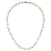 14k 7x11 White Baroque Freshwater Cultured Pearl 18 inch Necklace