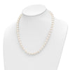 14k 8-9mm White Near-Round Freshwater Cultured Pearl 18 inch Necklace with 2 inch Extender/7.5 inch Bracelet with 1 inch Extender/Post Earrings Set