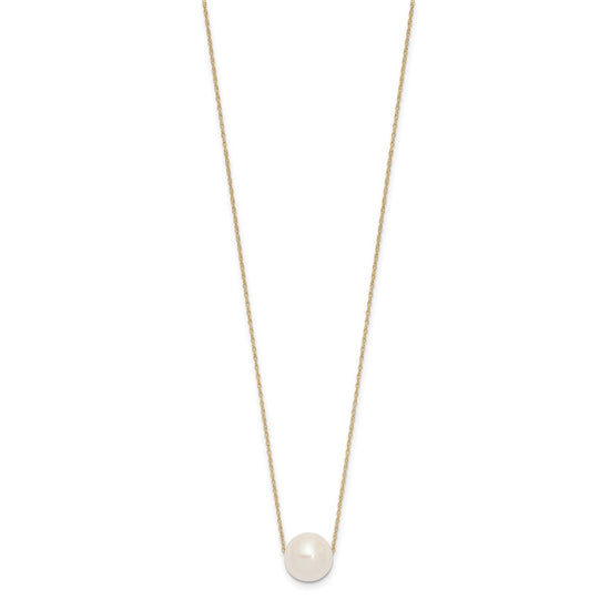10-11mm White FWC Pearl 17in Necklaces