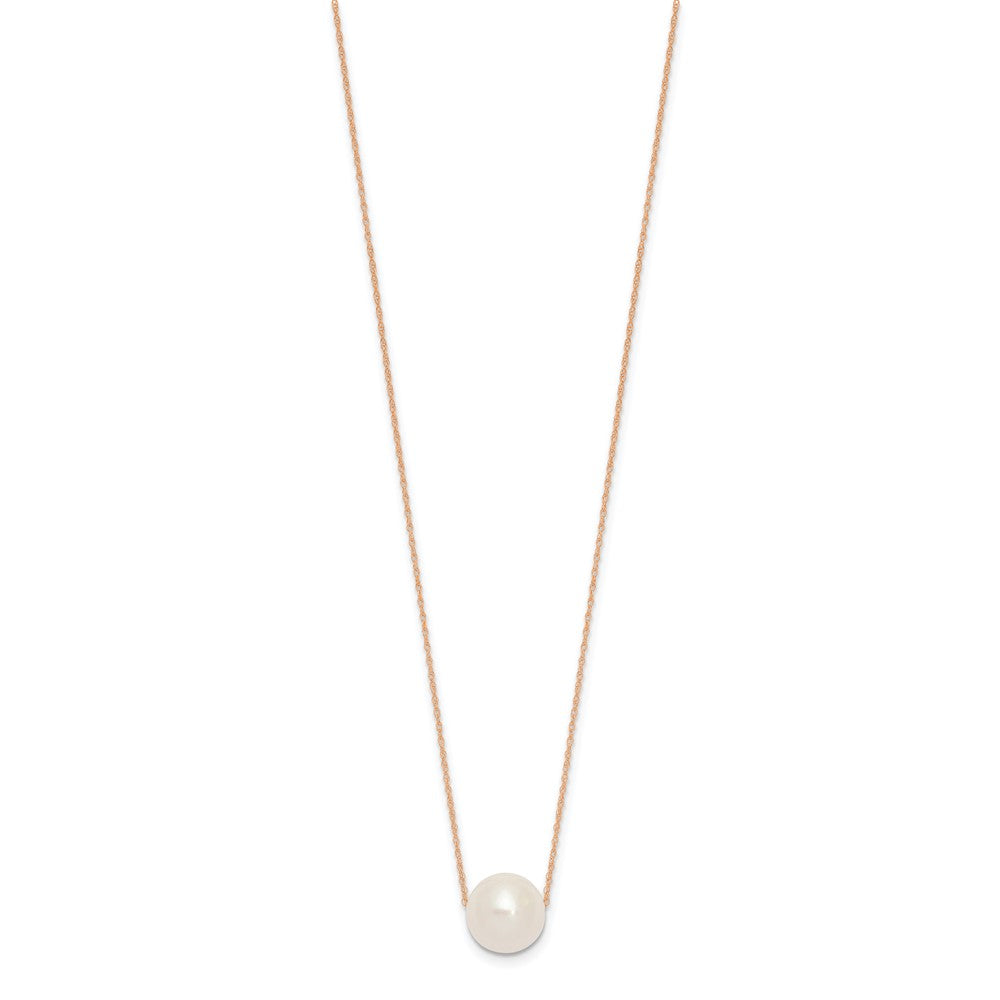 10-11mm White FWC Pearl 17in Necklaces