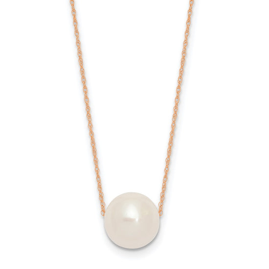 10-11mm White FWC Pearl 17in Necklaces