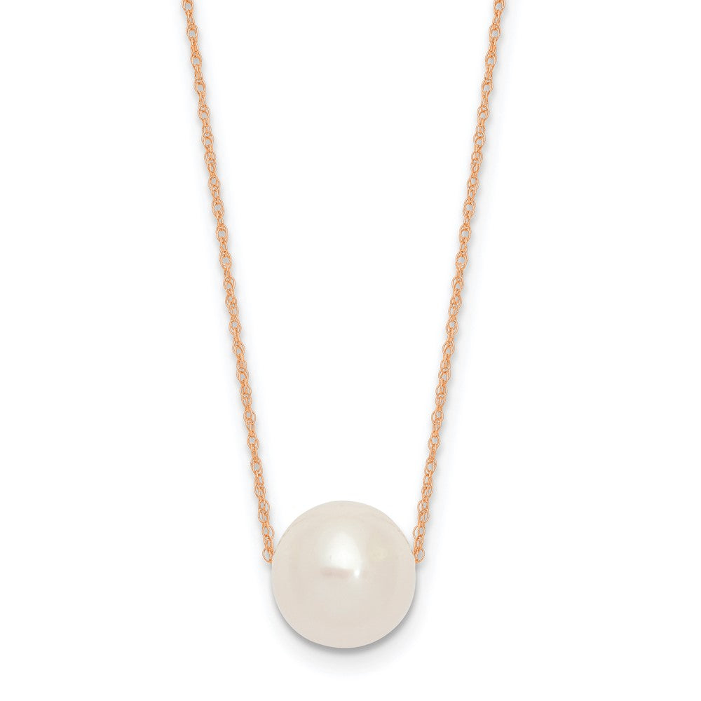 10-11mm White FWC Pearl 17in Necklaces