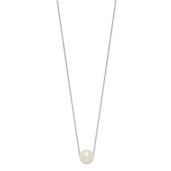 10-11mm White FWC Pearl 17in Necklaces