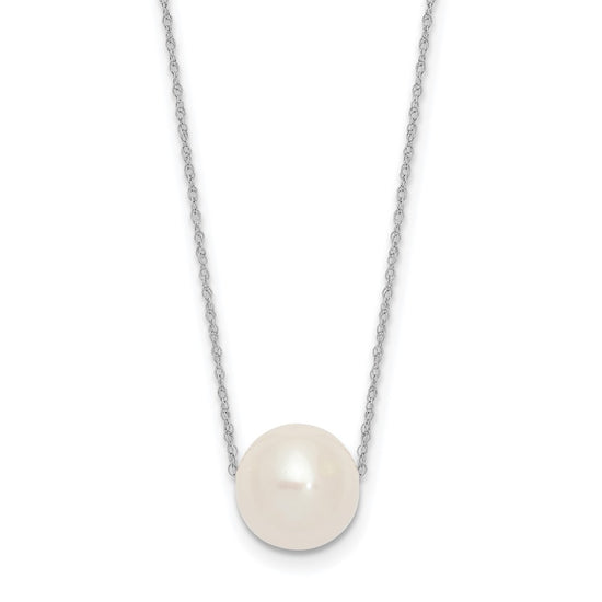 10-11mm White FWC Pearl 17in Necklaces