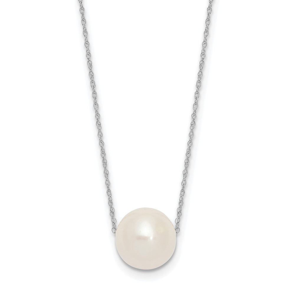 10-11mm White FWC Pearl 17in Necklaces