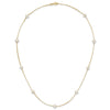 5-6mm Round White FWC Pearl 9-Station Necklaces