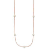 5-6mm Round White FWC Pearl 9-Station Necklaces