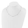 5-6mm Round White FWC Pearl 9-Station Necklaces