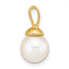 Gold Polished Pearl Pendants