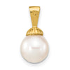 Gold Polished Pearl Pendants