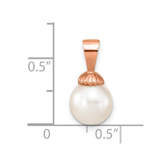Gold Polished Pearl Pendants
