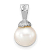 Gold Polished Pearl Pendants