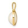 Gold Polished Pearl Pendants
