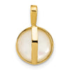 Gold Polished Pearl Pendants