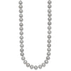 14K Near Round Grey FWC Pearl 18in Necklaces