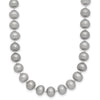 14K Near Round Grey FWC Pearl 18in Necklaces