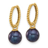 Gold FWC Pearl Dangle Hoop Earrings Sets