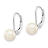 Saltwater Akoya Cultured Pearl Leverback Earrings