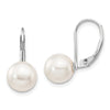 Saltwater Akoya Cultured Pearl Leverback Earrings