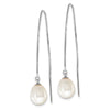 Gold FWC Pearl Threader Earrings