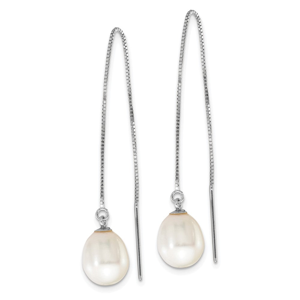 Gold FWC Pearl Threader Earrings