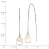 Gold FWC Pearl Threader Earrings