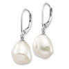 Keshi FWC Pearl Leverback Earrings