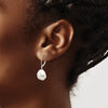 Keshi FWC Pearl Leverback Earrings