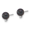 Saltwater Akoya Pearl & Diamond Post Earrings