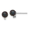 Saltwater Akoya Pearl & Diamond Post Earrings