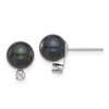 Saltwater Akoya Pearl & Diamond Post Earrings