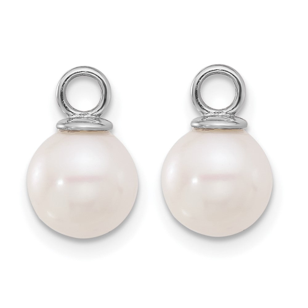 Gold FWC Pearl Dangle Hoop Earrings Sets