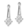 Diamond or Moissanite Earring Jackets
