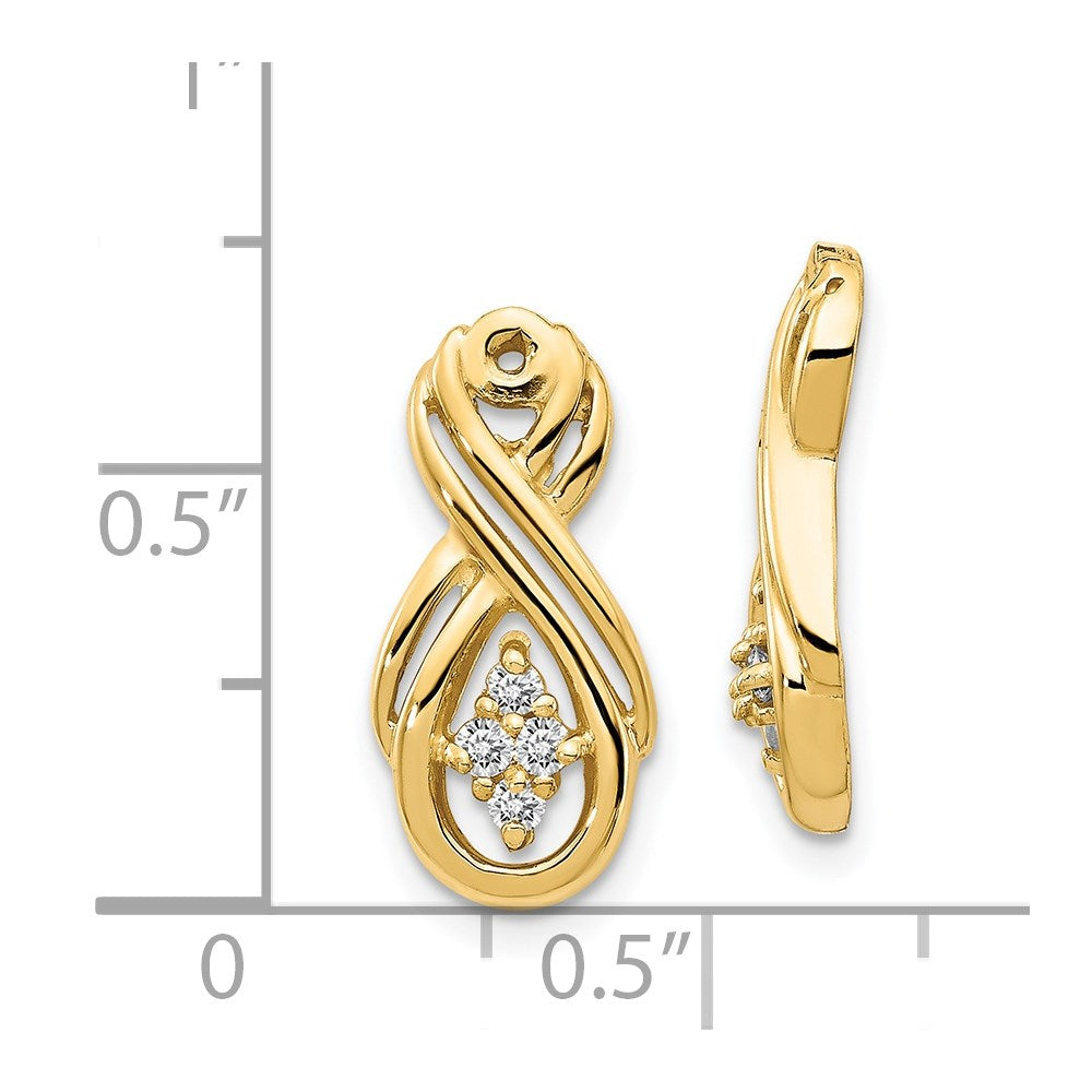 Infinity Diamond Earring Jackets