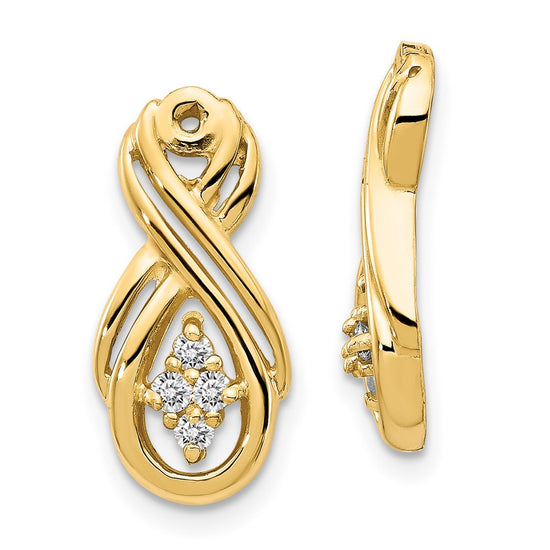 Infinity Diamond Earring Jackets