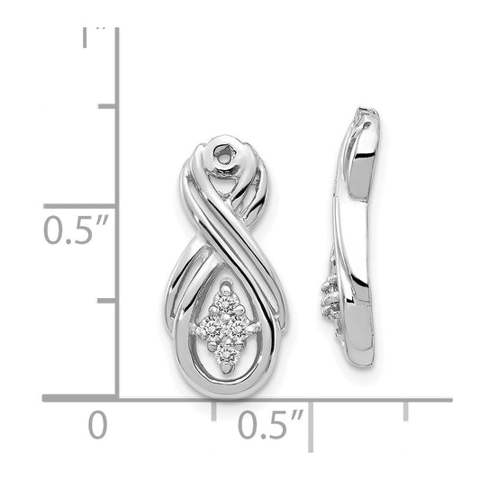 Infinity Diamond Earring Jackets