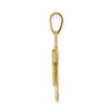 14k The Kids Solid Satin Small Boy Engravable Joy Charm