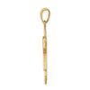 14k The Kids Solid Satin Medium Girl Engravable Joy Charm