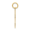 14k The Kids Small Girl with Ruffles Engravable Love Charm