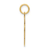 14k The Kids Small Boy with Hat Engravable Hugs Charm