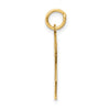 14k The Kids Small Girl with Bow Engravable Love Charm