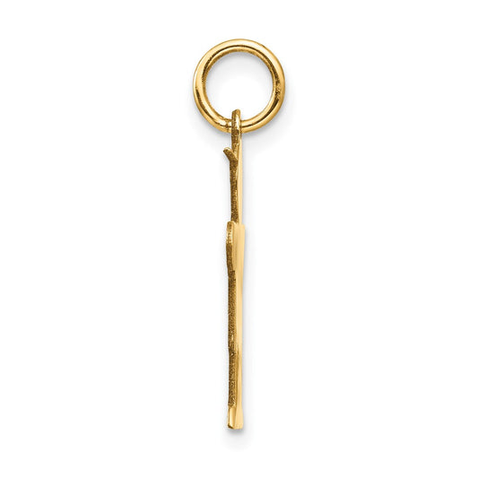 14k The Kids Small It's a Boy Engravable Hugs Charm