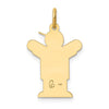 14k The Kids Small It's a Boy Engravable Love Charm