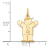 14k The Kids Small It's a Boy Engravable Love Charm