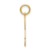 14k The Kids Small It's a Girl Engravable Joy Charm