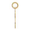 14k The Kids Small Girl with Ponytails Engravable Joy Charm