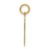 14k The Kids Small Boy with Haircut Engravable Kiss Charm