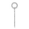 14k White Gold The Kids Small Boy with Haircut Engravable Love Charm