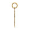 14k The Kids Small Boy with Haircut Engravable Love Charm